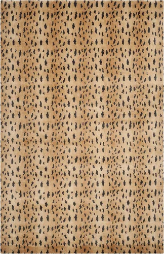 Miniatura 9 de SAFAVIEH Alfombra de área de 8 x 10 pulgadas, colección tibetana, grande, gris, lana anudada a mano, ideal para sala de estar, dormitorio, oficina