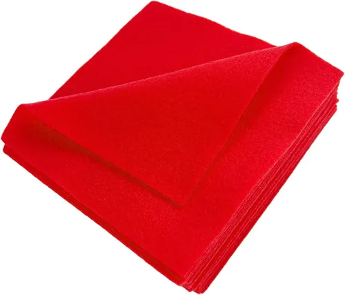 Miniatura 23 de Jtnohx Tela de fieltro suave, fieltro flexible para manualidades, hojas de fieltro de 0.055 in de grosor de 6 x 6 pulgadas para proyectos