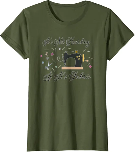 Miniatura 81 de It's Not Hoarding If Its - Camiseta de costura para acolchado, Blanco, S