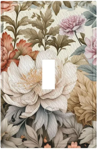 Miniatura 57 de Decorativo Arte Interruptor de Luz Cubiertas de Pintura al óleo Estilo Flores Placa de Pared de Interruptor de Interruptor Decorativo Placa