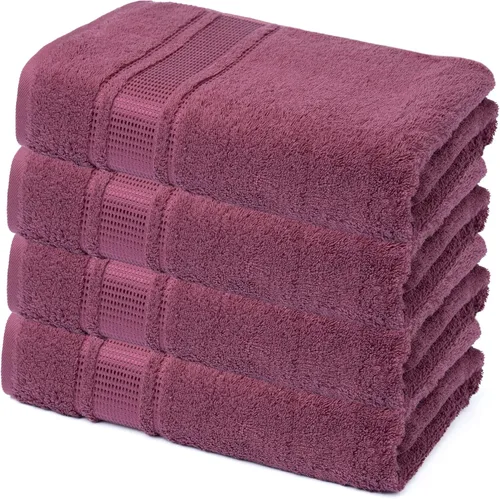 Miniatura 21 de Melissa Linen, Toalla de baño, 100% algodón turco para baño, toalla de ducha absorbente, de secado rápido, duradera y suave, 35 x 60 pulgadas