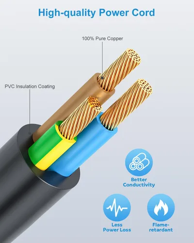 Miniatura 7 de ALITOVE Convertidor de CA a CC actualizado 2025 de 110 V a 12 V 12.5 A 150 W 9.2 pies Adaptador de encendedor de cigarrillos a enchufe de pared