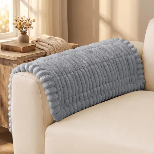 Miniatura 12 de decorUhome Funda de sofá para perros, funda antideslizante y mullida para sofá, para asiento, respaldo y reposabrazos, protector de sofá suave
