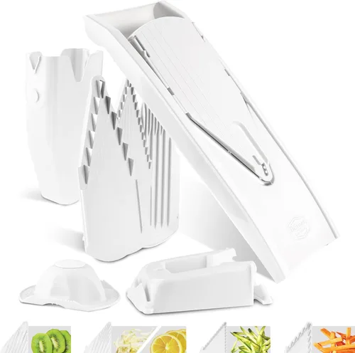 Miniatura 14 de BORNER V Mandoline Slicer Kitchen V1 ClassicLine Starter Set Börner - Calidad fabricada en Alemania, color: rojo