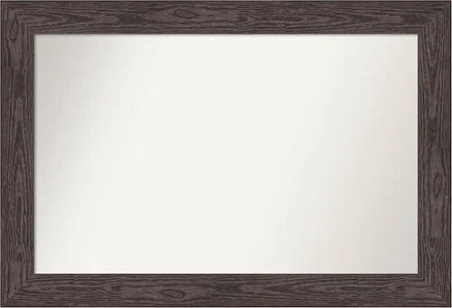 Miniatura 561 de Amanti Art Espejo personalizado, espejo de baño negro puente, espejo de pared o espejo de tocador de baño sobre el fregadero (26 x 26 pulgadas)