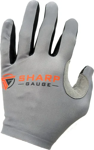 Sharp Gauge Cycling Gloves for Adult Men or Women, Full-Finger, Road Bike, All Mountain Bike, Enduro, MTB, Trail, Gravel, Padded, Washable Nylon,