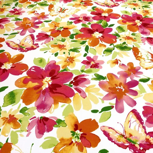 Miniatura 3 de CAIT CHAPMAN HOME COLLECTION Mantel de tela con cuentas para primavera y verano, fácil cuidado, resistente a las manchas