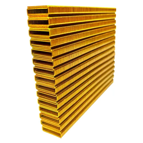 Miniatura 8 de Grapas de corona estrecha de calibre 18 de 1/4 de pulgada, grapas de tapicería galvanizadas para grapadora neumática o eléctrica de 18 GA o pistola