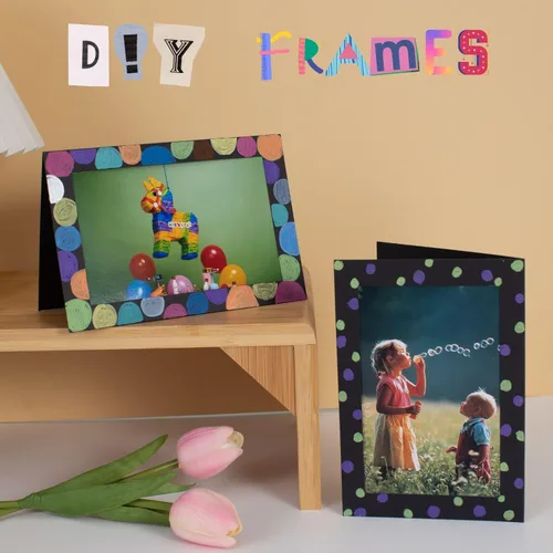 Miniatura 6 de 100 unidades de tarjetas con marco de fotos y sobres de 4x6 pulgadas, tarjetas de papel con notas, tarjetero de fotos para decoraciones de Navidad