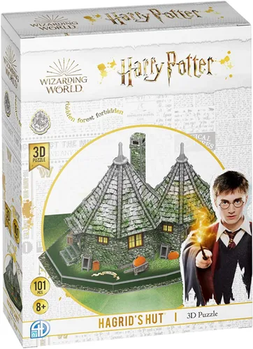 University Games 08482 Harry Potter Hagrid's Hut Rompecabezas 3D