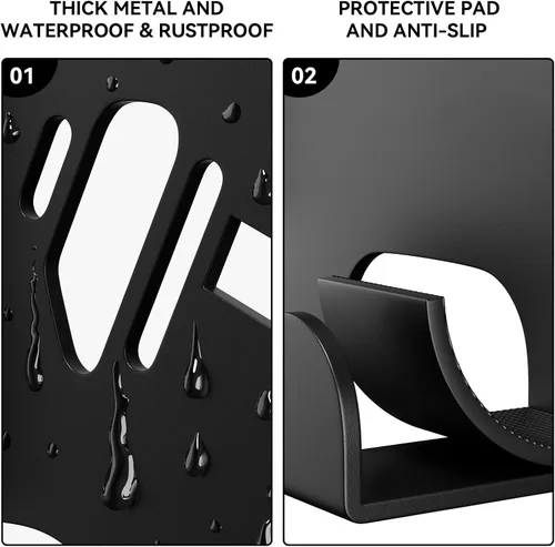 Miniatura 6 de XZHXFX Soporte de pared para motosierra, soporte de motosierra resistente para organización de garaje, organizador de cobertizo de almacenamiento
