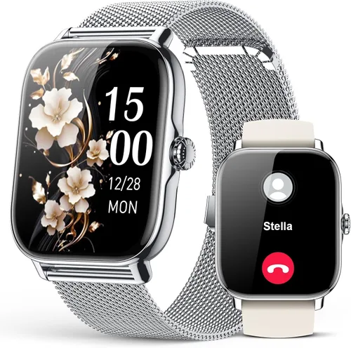 Miniatura 9 de Relojes inteligentes rastreador de actividad física para hombres y mujeres con contador de pasos, monitor de sueño y calorías, podómetro