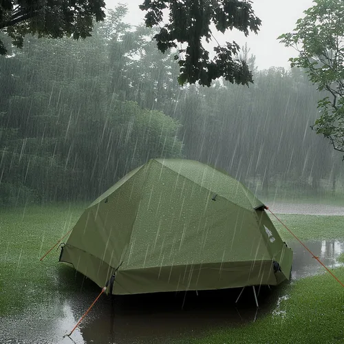 Miniatura 5 de Night Cat Tienda de campaña para cuna – Impermeable para 1 persona fuera del suelo Combo cama para adultos portátil fácil instalación tienda