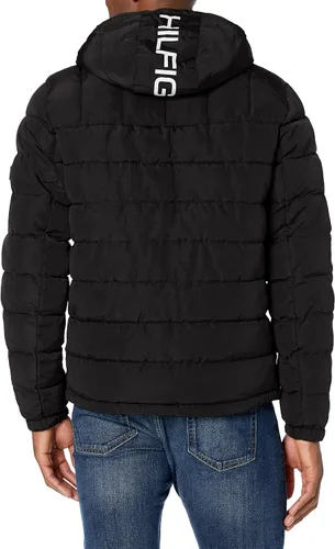 Miniatura 4 de Tommy Hilfiger Men's Midweight Sherpa Lined Hooded Water Resistant Puffer Jacket