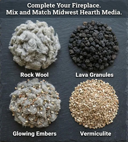 Miniatura 7 de Midwest Hearth Brasas Ardientes - Bolsa de 6 oz