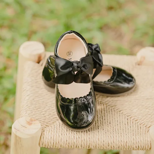 Miniatura 6 de Meckior Zapatos de vestir Mary Jane para niña pequeña, zapatos de ballet para niña, zapatos de fiesta, escuela, zapatos de princesa con lazo