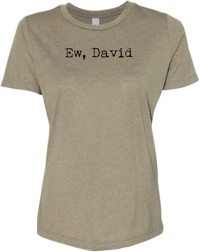 Miniatura 9 de Cute Women's Screen Printed Crew Neck Tee, Shirts With Sayings, Dusty Blue or Olive