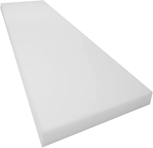 Mybecca Lámina de cojín de espuma para tapicería de alta densidad, 1 pulgada de alto x 24 pulgadas de ancho x 72 pulgadas de largo