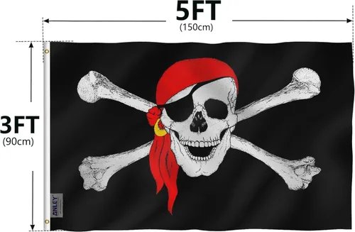 Miniatura 4 de Bandera pirata