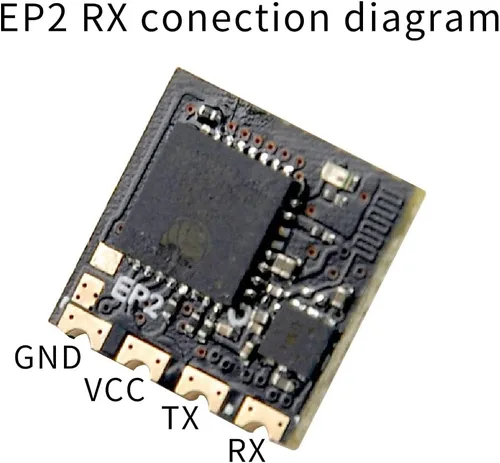 Miniatura 2 de HAPPYMODEL ELRS 2-4G ExpressLRS EPI/EP2 RX Nano Receptor de largo alcance SX1280 EXPRESSLRS para Racing Drone (EP2 RX)