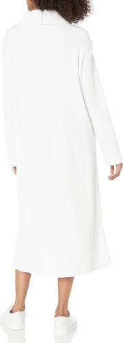 Miniatura 2 de Norma Kamali Vestido de cuello alto alto de tamaño para mujer a media pantorrilla