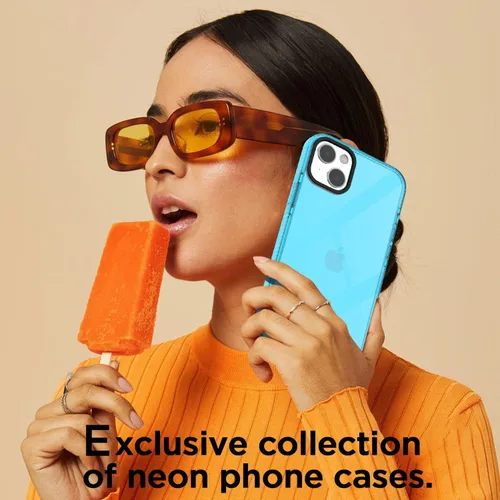 Miniatura 379 de AICase Funda protectora para iPhone 16 compatible con iPhone 16, delgada, ligera, transparente [no amarillenta] Diseño vibrante