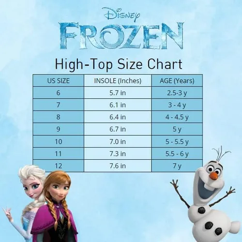 Miniatura 6 de Minnie Mouse Frozen Anna Elsa Encanto Maribel - Zapatos deportivos de lona casuales para niñas (tallas 6-12 para niños pequeños, niños pequeños)