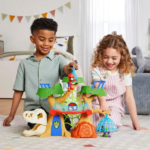 Miniatura 4 de Spidey and HIS Amazing Friends Marvel Dino-Webs Treehouse Super Hero Playset