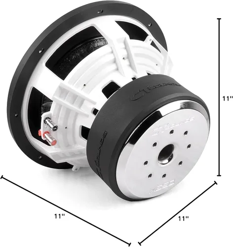 Miniatura 7 de CT Sounds MESO-10-D2 3000 vatios máximo 10 pulgadas subwoofer de coche dual 2 ohmios