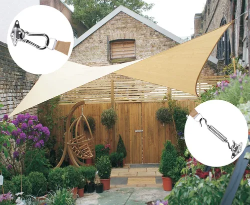 Miniatura 3 de LOVE STORY Kit de accesorios para toldo de 5 pulgadas, acero inoxidable 304, para instalación de toldo rectangular en cubiertas, jardines, césped