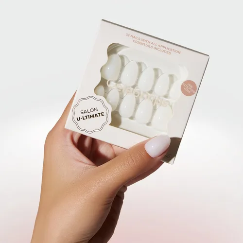 Miniatura 11 de Celebritips Uñas postizas a presión - Salon U-ltimate™ Bailarina, Uñas de almendra extra cortas, reutilizables 16 tamaños - Kit de 32 uñas