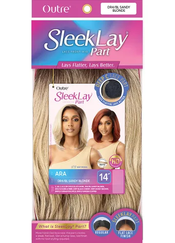 Miniatura 6 de Outre SleekLay Part HD Deep-C encaje parte frontal peluca Ara (DRFF cereza negra)