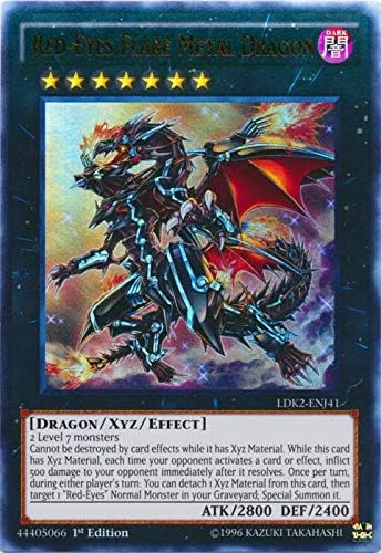 YU-GI-OH! - Dragón de metal destello de ojos rojos (LDK2-ENJ41) - Barajas legendarias II - 1ª edición - Ultra Raro