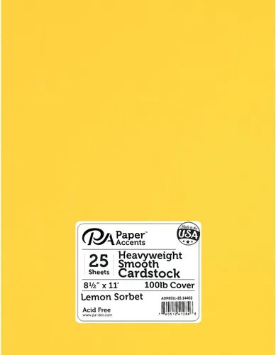 Miniatura 14 de PA Paper Accents - Cartulina suave pesada de 8.5 x 11 pulgadas, color azul, papel de cartulina de color de 111 libras para hacer tarjetas, álbumes
