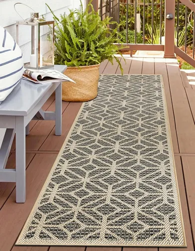 Miniatura 14 de Rugshop Alfombra geométrica contemporánea para interiores y exteriores, lavable para sala de estar, comedor y oficina, 7 pies 10 pulgadas x 10 pies
