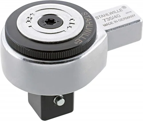 Stahlwille 58250040 Herramienta de inserción de trinquete reversible, accionamiento cuadrado de 3/4 pulgadas, 60 dientes finos, acero de aleación