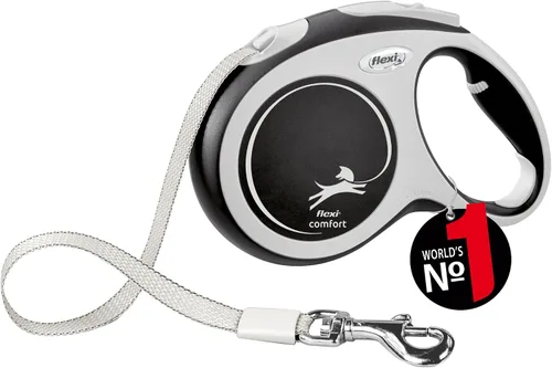 Miniatura 5 de Flexi Roll-Strap New Classic M Rope 5 M Azul para Dogsup a Max. 44.1 lbs, Multi
