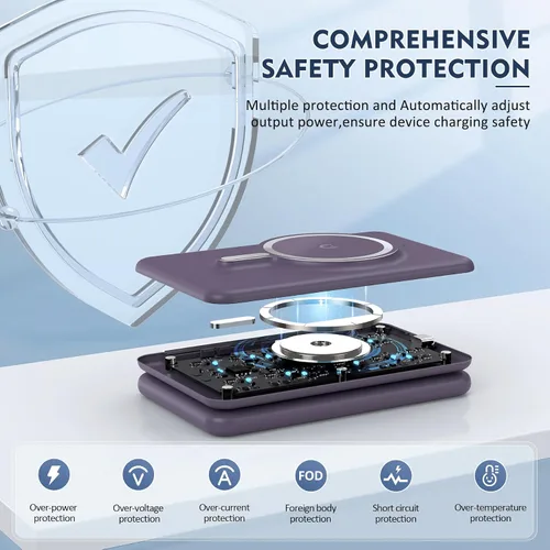 Miniatura 3 de Cargador inalámbrico iPhone - Estación de carga 3 en 1 para dispositivos Apple para iPhone 17 16 15 14 13 12 Pro Max Plus - Almohadilla de carga