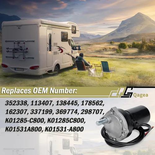 Miniatura 3 de El motor eléctrico de gato estabilizador trasero RV reemplaza 352338, 113407, 138445, 178562, 162307, 337199, 369774, 298707, K01285-C800