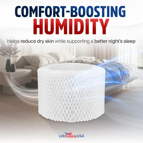 Miniatura 5 de LifeSupplyUSA Filtro A Mecha de repuesto para filtro humidificador compatible con Honeywell HCM350, HCM645, Sunbeam 1173, Relion WA-8D, Kaz 3020