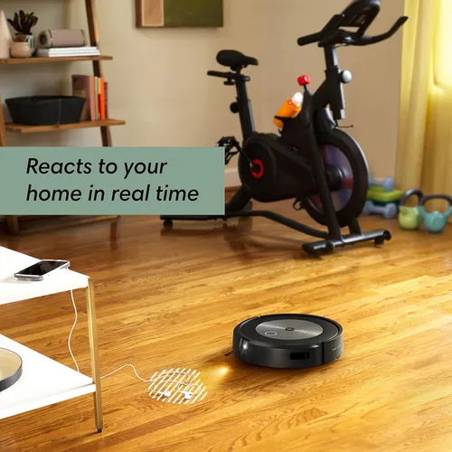 Miniatura 2 de iRobot Roomba J6+ Robot aspirador autovaciante – Identifica y evita residuos de mascotas y cables, se vacía hasta 60 días, mapeo inteligente