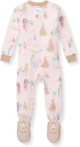 Miniatura 48 de Burt's Bees Baby Pijama para bebé niña, 100% algodón orgánico, pijama de una pieza, overol diagonal con cremallera, ajuste cómodo