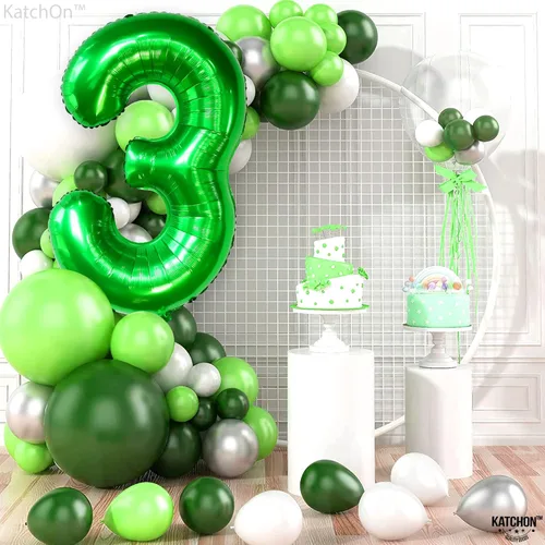 Miniatura 476 de KatchOn, Globo grande azul número 2 de 40 pulgadas Decoraciones de cumpleaños de Baby Shark para niño de 2 años Globo azul número 2 Globo