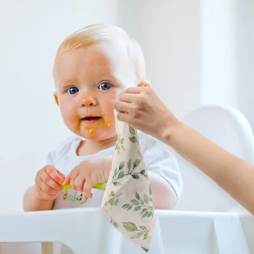 Miniatura 2 de LifeTree Toallas de muselina para bebé, paquete de 6 paños de lavado unisex para niños y niñas, 70% viscosa de bambú y 30% algodón, toallas de baño