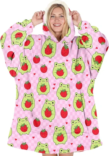 Miniatura 17 de Warmstorey Manta con Capucha Portátil para Mamá Esposa La Mejor Sudadera de Todos los Tiempos - Regalo de Navidad del Esposo Hija Aniversario