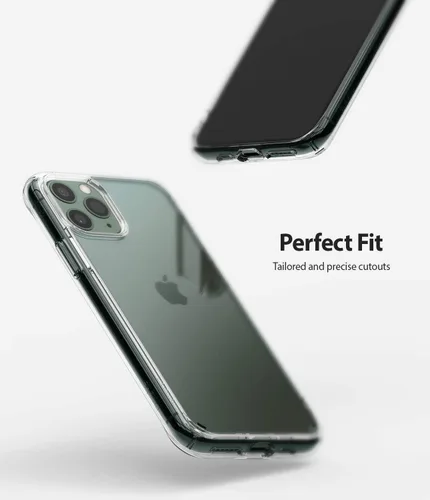 Miniatura 3 de Ringke Fusion - Funda compatible con iPhone 11 Pro, tecnología de alivio de impactos resistente, bisel elevado, transparente