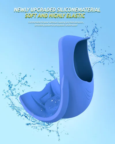 Miniatura 4 de WSTOO - Aletas cortas de entrenamiento aerodinámicas, aletas de natación de silicona para adultos y jóvenes (hombres y mujeres), ideales para nadar
