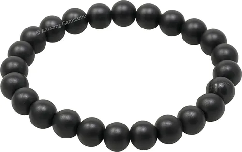 Miniatura 750 de Amazing Gemstone Pulsera de cristal para mujeres y hombres, pulsera de cristal curativo de protección, pulsera elástica con cuentas de piedras