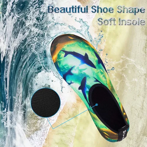 Miniatura 2 de YALOX - Zapatos acuáticos, de secado rápido, sensación de pies descalzos, para mujer y hombre calcetines acuáticos para exterior, playa, natación