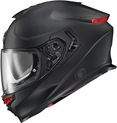 Miniatura 13 de ScorpionEXO Eclipse - Casco de motocicleta de cara completa con escudo listo para Pinlock, bolsillos para altavoces listos para Bluetooth, serie